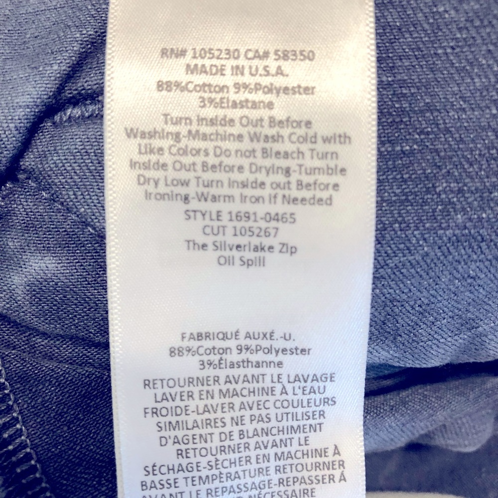 Current/Elliott Women’s Hipster Skinny Side Zip Jeans - Picture 6 of 8